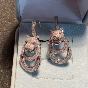 Suzy Levian Panther earrings
